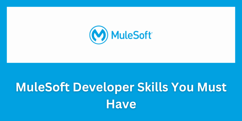 A image which contains blog title: MuleSoft Developer Skills You Must Have